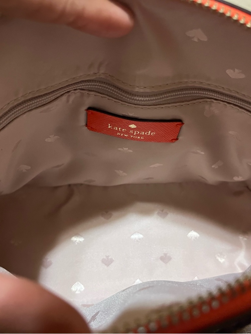 Kate Spade Payton Dome Orange Crossbody - Picture 8 of 10
